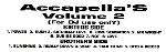Various - Accapella's Volume 2 - Not On Label (A Cappellas Series) - DJ Turntablist Tools 