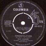 Cliff Richard - Congratulations / High 'N' Dry - EMI Columbia - Pop