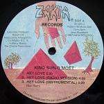 King Sun & D-Moet - Hey Love / Mythological Rapper - Zakia Records - Hip Hop