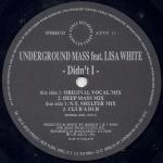 Underground Mass & Lisa White - Didn't I - Azuli Records - Deep House