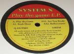System X  - Play The Game E.P. - Q-Dup Records - Happy Hardcore