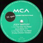 Jody Watley - I'm The One You Need - MCA Records - UK House