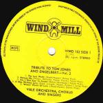 The Vale Orchestra With Singers & Chorus - Tribute To Tom Jones And Engelbert  -  Vol. 2 - Windmill  - Easy Listening