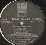 Shay Jones - Are You Gonna Be There - ID Records - US House