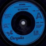 Ultravox - Vienna - Chrysalis - Synth Pop