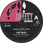 The Beat  - Save It For Later - Go-Feet Records - Ska
