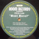 Chris Lum - Want More? - Room Records - Tech House