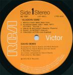 David Bowie - Aladdin Sane - RCA Victor - Rock