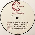 Lee-Cabrera - Special 2003 - Credence - UK House