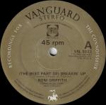 Roni Griffith - (The Best Part Of) Breakin Up / Love Is The Drug - Vanguard - Disco