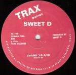 Sweet D - Thank Ya - Trax Records - Chicago House