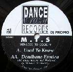 M.T.S. - Used To Know / Deadbone Erotica - Dance Crazy Records - Hardcore