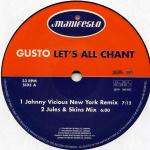 Gusto - Let's All Chant - Manifesto - House