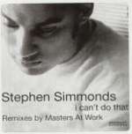 Stephen Simmonds - I Can't Do That - Priority Records - US House