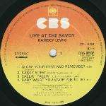Ramsey Lewis - Live At The Savoy - CBS - Jazz