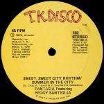 Fantasia & Peggy Santiglia - Sweet, Sweet City Rhythm/Summer In The City / Go On And Dance To The Music - T.K. Disco - Disco