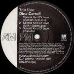 Dina Carroll - Special Kind Of Love - A&M Records - House