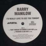 Barry Manilow - I'd Really Love To See You Tonight - Arista - UK House