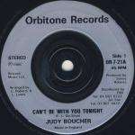 Judy Boucher - Can't Be With You Tonight - Orbitone Records - Synth Pop