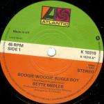 Bette Midler - Boogie Woogie Bugle Boy - Atlantic - Folk