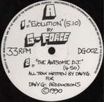 G-Force - Evolution / The Awesome D.J. - Not On Label - UK Techno