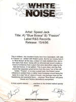 Speed Jack - Blue Bossa - R & S Records - Techno
