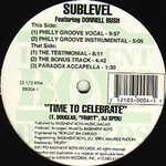 Sublevel & Donnell Rush - Time To Celebrate - Basement Boys Records - US House