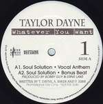 Taylor Dayne - Whatever You Want - River North Records - US House