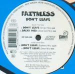 Faithless - Don't Leave - Intercord - Trance