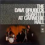 The Dave Brubeck Quartet - At Carnegie Hall - CBS - Jazz