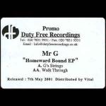 Mr. G - Homeward Bound EP - Duty Free Recordings - Tech House