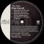 Dina Carroll - Special Kind Of Love - A&M PM - UK House