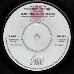 Ian Dury And The Blockheads - Hit Me With Your Rhythm Stick - Stiff Records - Synth Pop