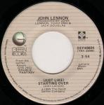 John Lennon & Yoko Ono - (Just Like) Starting Over / Kiss Kiss Kiss - Geffen Records - Synth Pop