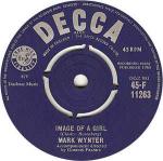 Mark Wynter - Image Of A Girl - Decca - Pop