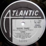 Chic - Good Times - Atlantic - Disco