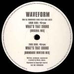 Waveform - What's That Sound - Thursday Club Recordings (TCR) - Break Beat