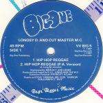 Longsy D & Cut Master MC - Hip Hop Reggae - Big One - Warehouse