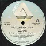 Warp 9 - Light Years Away - Arista - Electro
