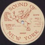 Indeep - Last Night A D.J. Saved My Life - Sound Of New York - Disco