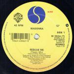 Madonna - Rescue Me - Sire - Synth Pop