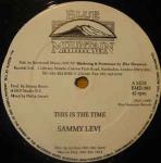 Sammy Levi - This Is The Time - Blue Mountain Records Ltd. - Reggae
