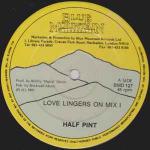 Half Pint - Love Lingers On - Blue Mountain Records Ltd. - Reggae