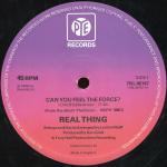 The Real Thing - Can You Feel The Force? - Pye Records - Disco