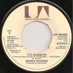 Kenny Rogers - The Gambler - United Artists Records - Country and Western