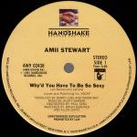 Amii Stewart - Why'd You Have To Be So Sexy - Handshake Records And Tapes - Disco