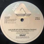 Snap! - Colour Of Love - Arista - Euro House