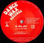 4-Play  - Got To Be Free - Dance Wax Recordings - Acid House