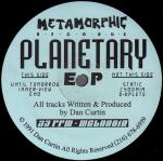 Planetary - Planetary EP - Metamorphic Recordings - US Techno