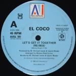 El Coco - Let's Get It Together (Re-Mix) - AVI Records - Disco